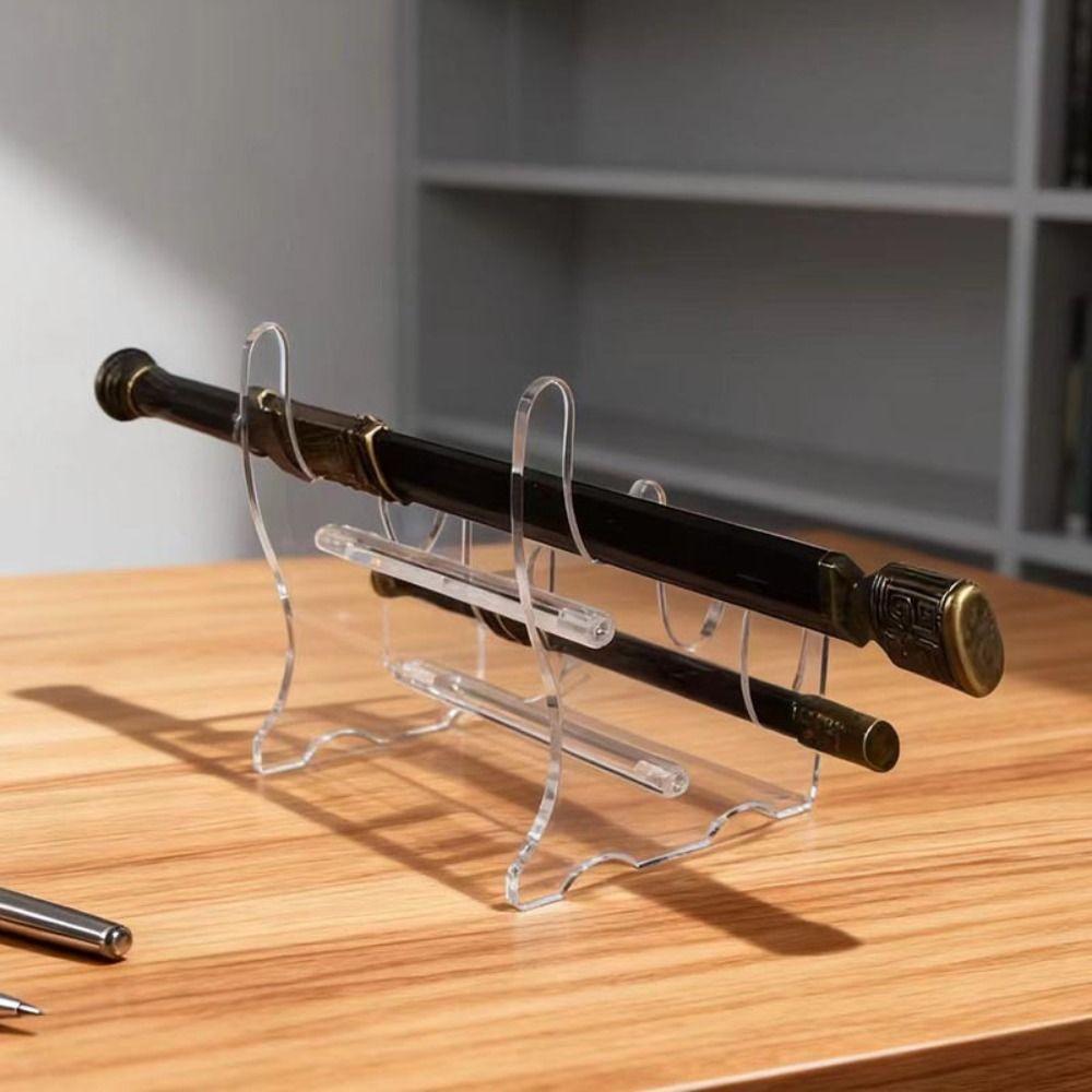 Acrylic Material Desktop Storage Rack Organizer Function Display Function Display Rack Universal Transparent Light Saber Bracket