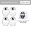For Skoda 4PCS Car Door Lock Cover Stainless Steel Protection Accessories Rapid Octavia Derivative Enyaq-iV VisionS Yeti Scala