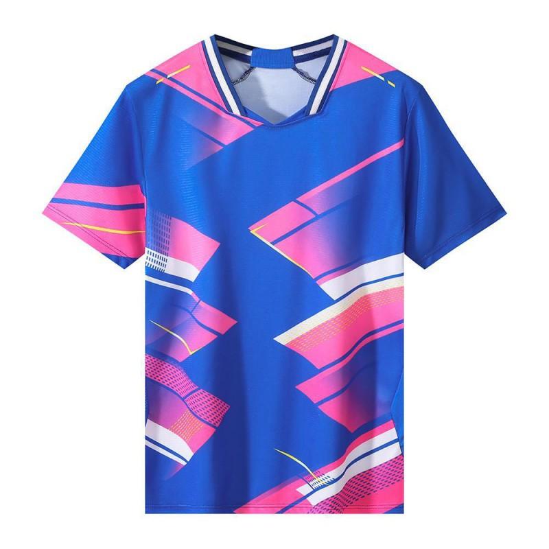 Unisex Quick-Dry Badminton Set Short Sleeve Shirt Shorts Men Women Kids Sports Training Competition