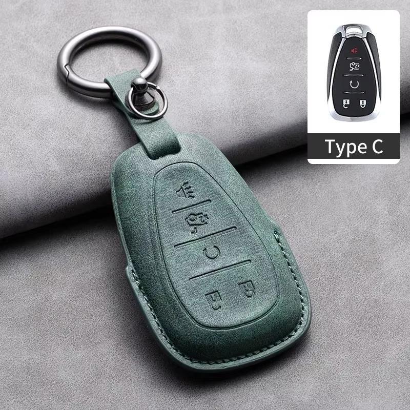 Car Key Case Cover Protective Shell For Chevrolet Chevy Malibu Camaro Cruze Traverse Spark Equinox Sonic Volt Suede Car Keychain