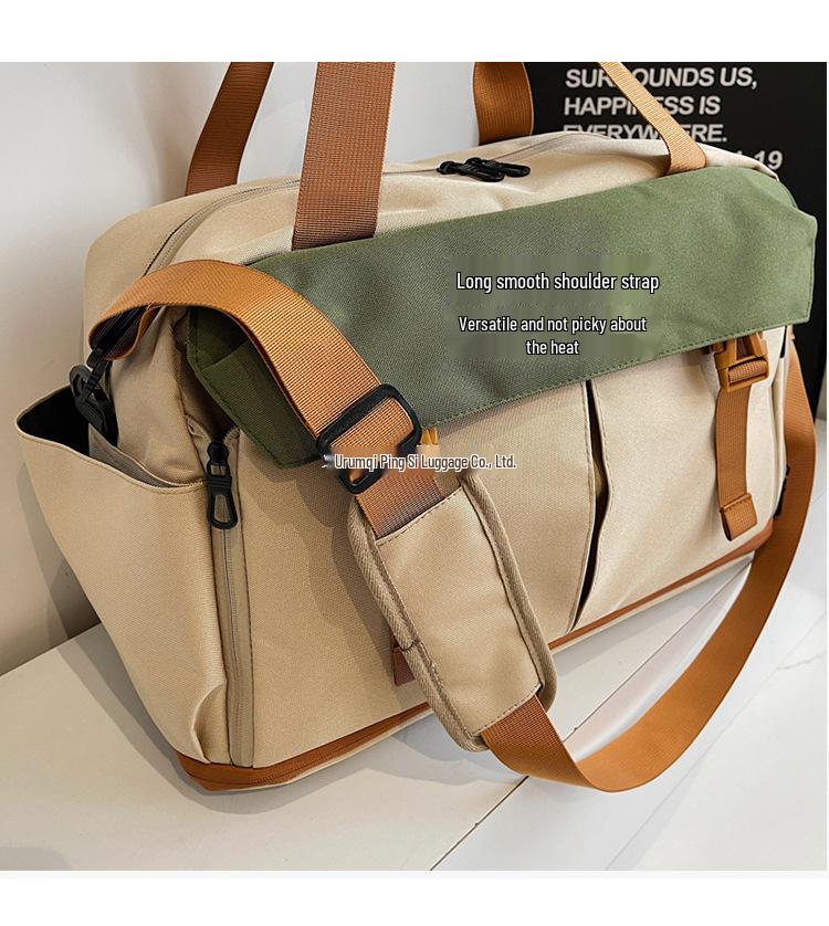 Women's and Men's Fashion Lightweight Large-Capacity Handbag & Crossbody Fitness Travel Bag