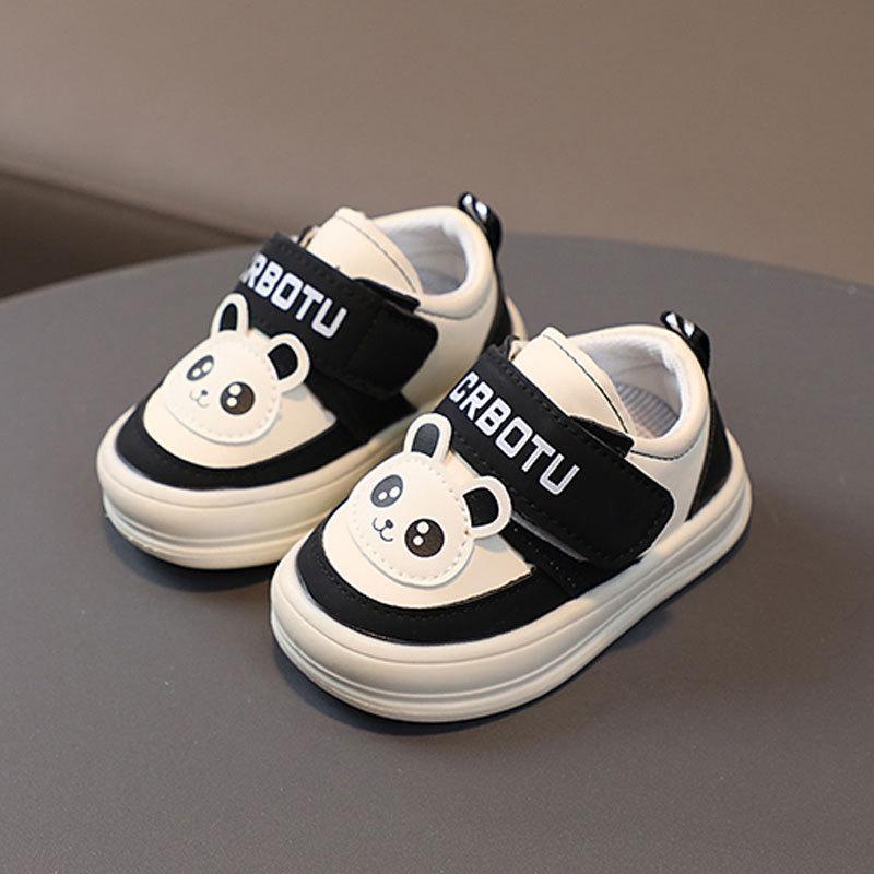 Baby Toddler Shoes Spring and Autumn 0-1-2 Year Old Baby Girl Baby Shoes Soft Sole Cartoon Functional Shoes