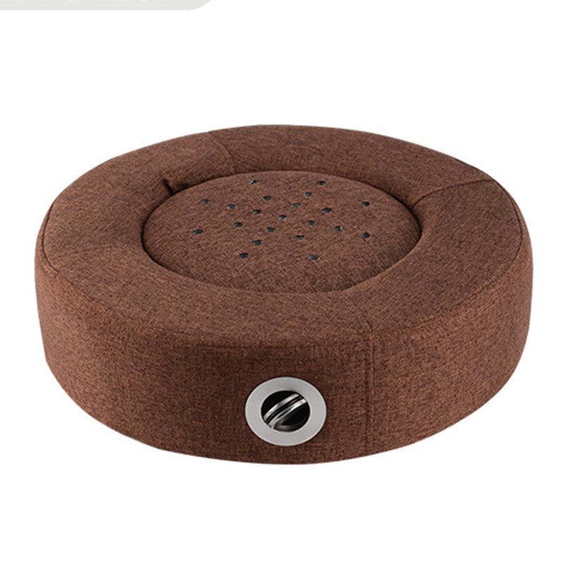 Portable Solid Wood Moxibustion Stool and Cushion Set for Hip, Abdomen, and Back Therapy