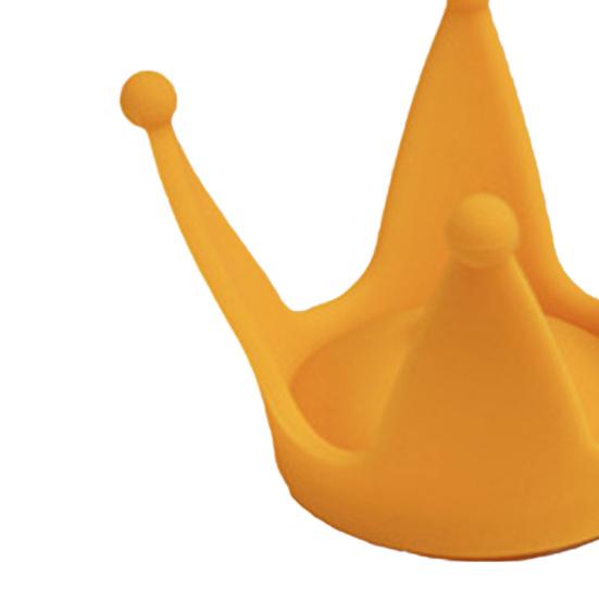 Helmkrone Deko mit Saugnapf Silikon Niedliche Motorradhelmkrone für Kinder