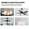 110V Universal Ceiling Fan Lamp Remote Control Kit 3-in-1 Ceiling Fan Light Speed Timing Wireless