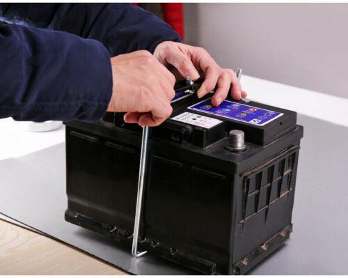 1 Set 19cm Verstellbarer Autobatteriehalter Universelles Metall-Autobatterieblech Verstellbare Halteklammer Halterungs-Kit Autozubehör