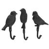 Set of 3 Country Living Cast Iron Wall Hooks - Birds