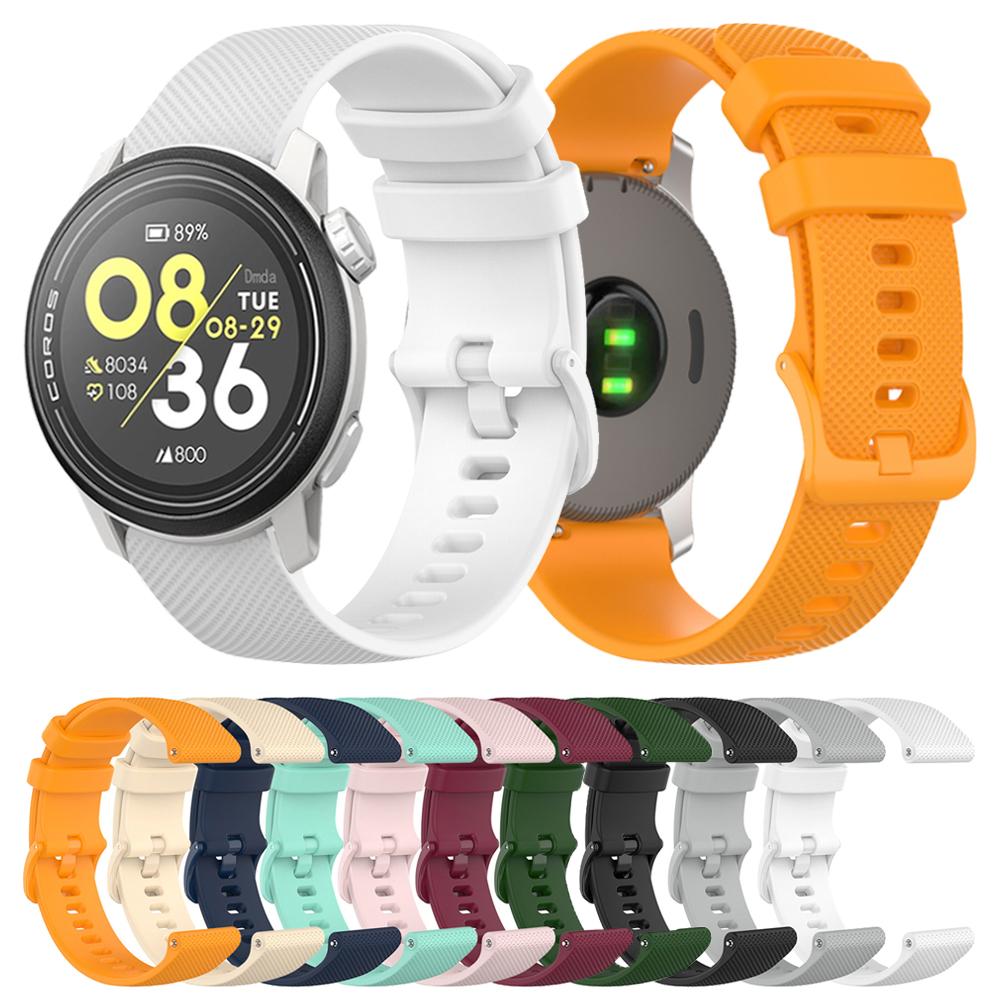Sport-Silikon 20mm 22mm Armband für COROS PACE 3 Smartwatch-Band für COROS APEX 2 Pro Armband APEX 46mm 42mm Correa Uhrenarmbänder