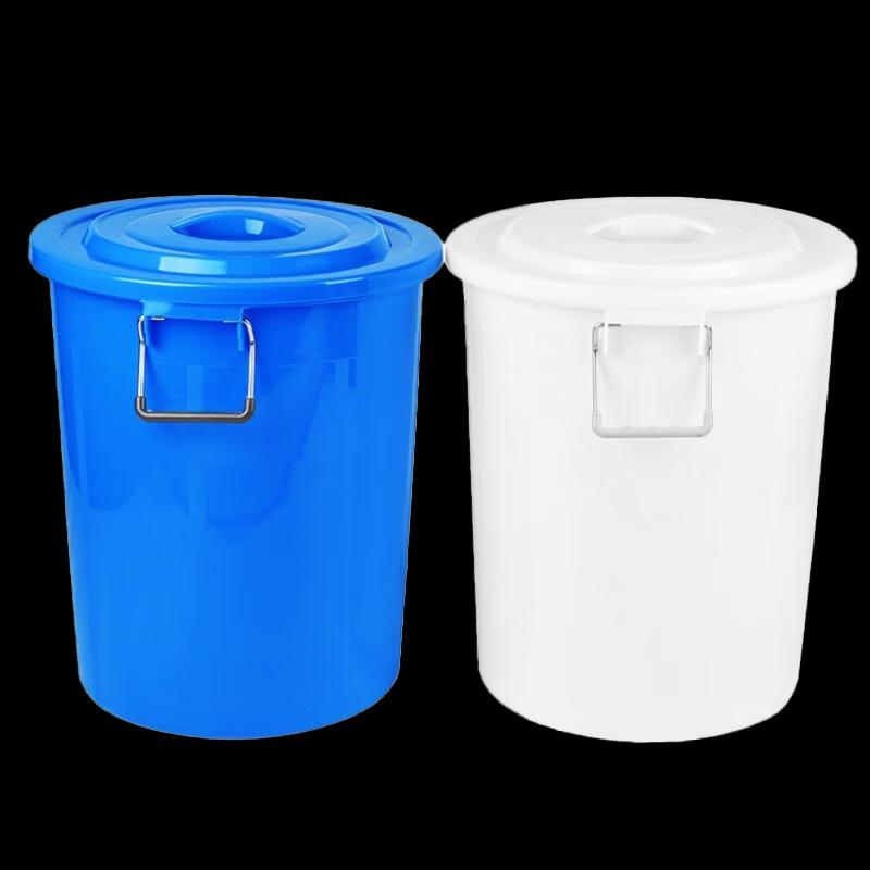 LISM Large Plastic Round Storage Bucket