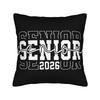 Class of  Senior Graduation Pillow Covers Merchandise Soft Cushion Cover Decoration  Pillow Case Cover Home Multiple Sizes