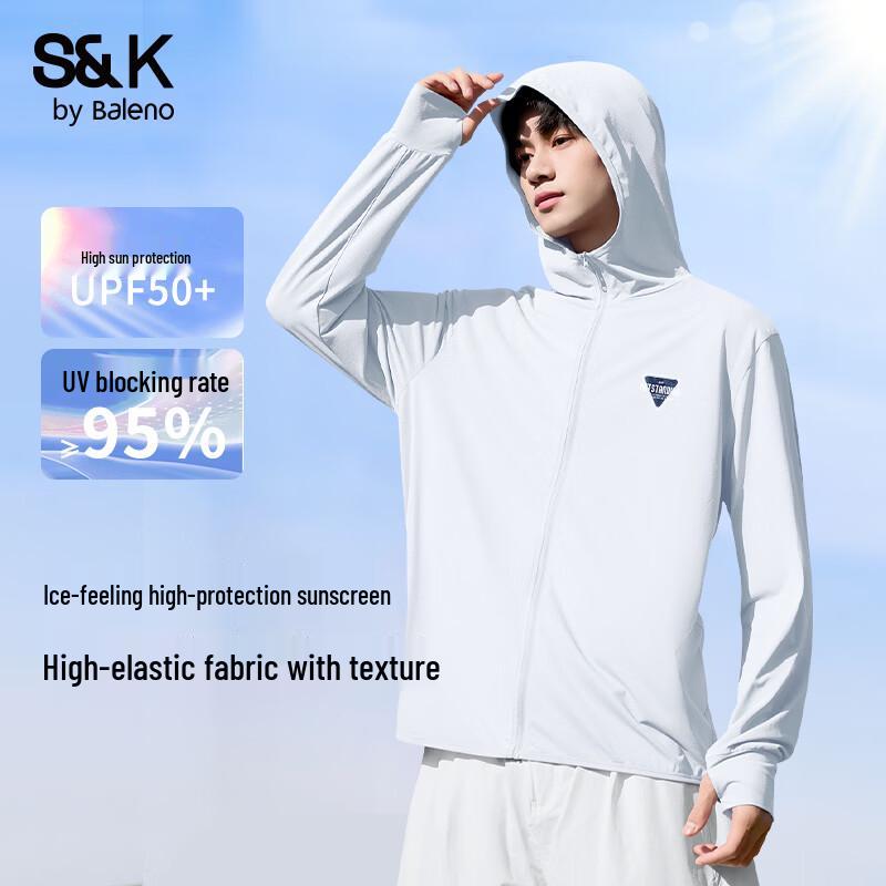 

Baleno S&K Men s Hooded Sun Protection Jacket L