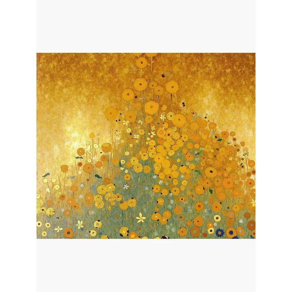 The Golden Flower Garden tapestry by Gustav Klimt 75x100
