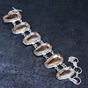 Morganite Gemstone 925 Sterling Silver Bracelet 7-8"