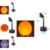 Beautiful Sunset Projection Lamp In Rainbow Colors For Creative Spaces And Captivating Photography