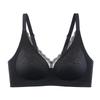 Wireless Push Up Bra Sexy Back Support Lace Trim Breathable Comfort Underwear