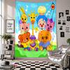 Wall TapestryEl Payaso Plim Plim Art Hanging Cloth Decorative Background Cover for Room Decoration