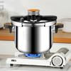 PGY 4L/6L/8L Stainless Steel Pressure Cooker Safety One-Hand Locking Olla de Presion Multi-Cooker for Gas & Induction Stove