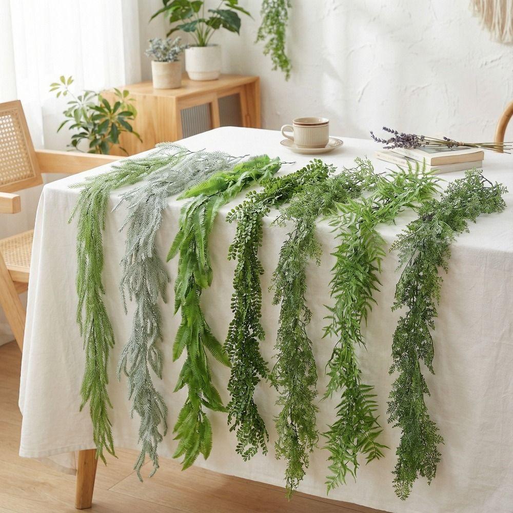 Hanging Design Artificial Plant Vine Realistic Look Fake Ivy Plant Fence Decoration