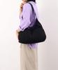 Cuco New Logo Tape X Wrinkled Nylon One-Shoulder BagA4 Fits 2413111204 Black (019)