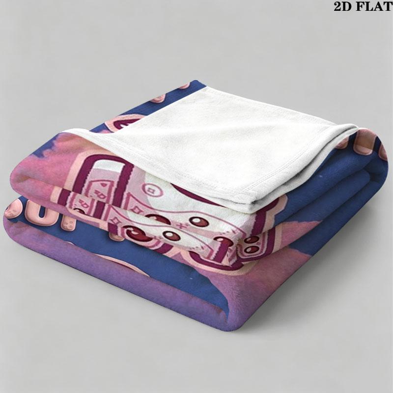 1PC Among Us Custom Name Patterned Flannel Blanket Suitable For All Seasons for Home Decor Warmth and Comfort Gifts Holiday Present