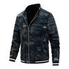 Leather Jacket Men's Spring and Autumn Jacket Trend Print Stand-up Collar Men's Jacket Loose Casual Baseball Jersey