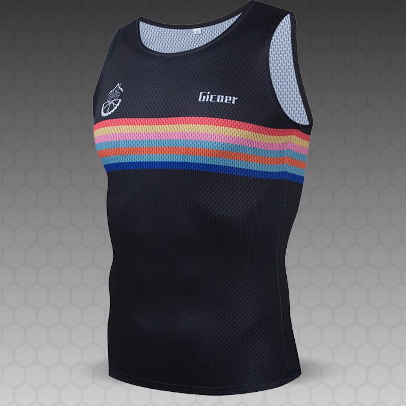 Men Women Cycling Vest Base Layer Breathable Sleeveless Jersey Sports Top Road Bike Riding