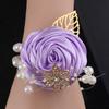Artificial Rose Wrist Corsage Ribbon Wedding Flower Bracelet Bridesmaid  Wrist Flowers  Girls
