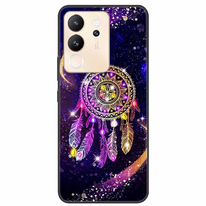 For Vivo V30 Lite Case 6.67'' Silicone Painted Soft TPU Protective Cover for Vivo V 30 Lite 5G Phone Cases V30Lite V2314 Cartoon