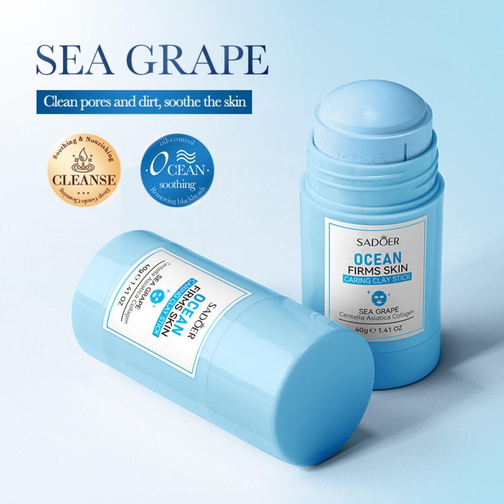 Obtenez une peau plus ferme avec le Stick Masque de Boue Raffermissant Updoo Ocean, Parfait pour l'Anti-âge !