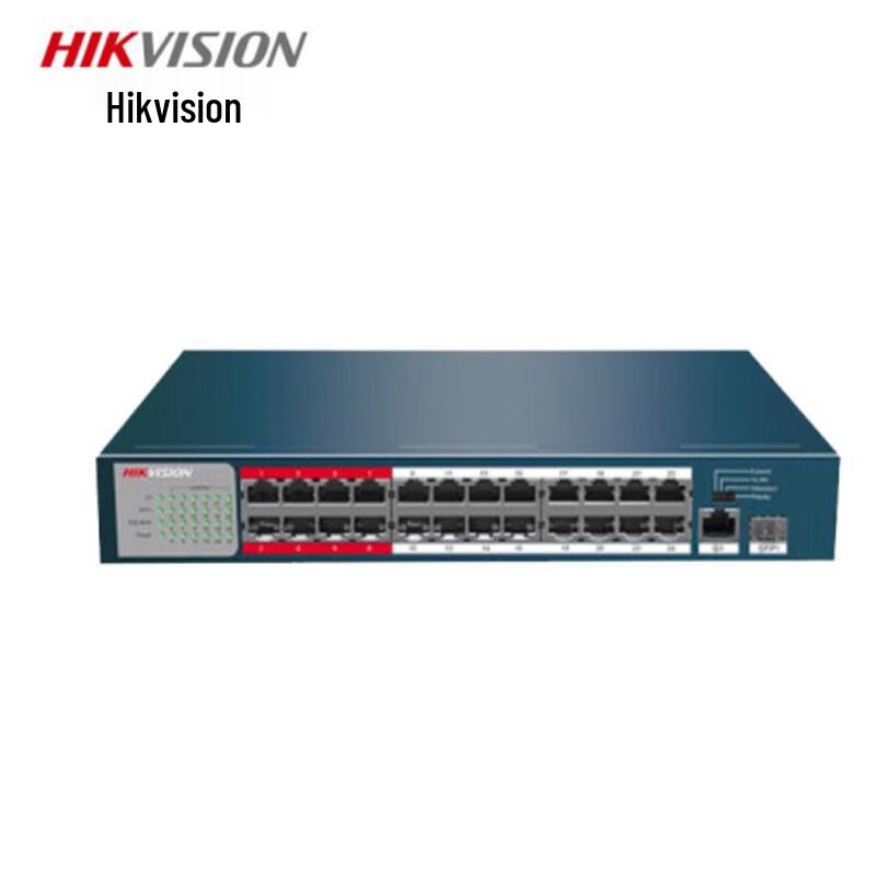 

HIKVISION DS-0326P-E/M 26-Port Fast Ethernet PoE Switch with Gigabit Uplink