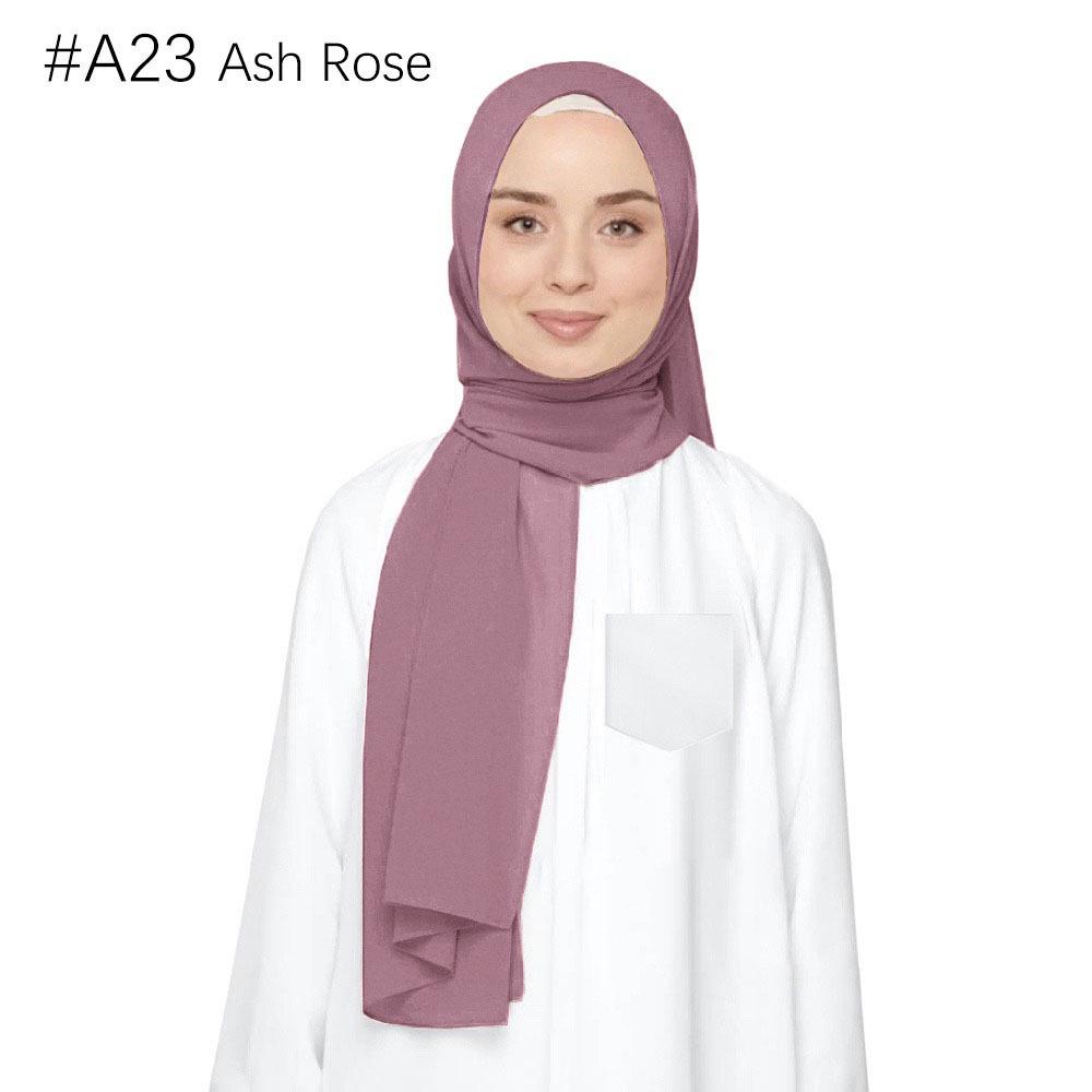 Ethnische Perlen Chiffon Bubble Kopftuch - Malaysia Schalkollektion