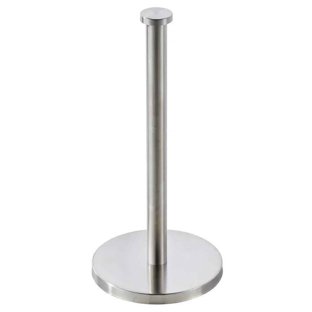 

Подвесное оборудование для ванной комнаты Черный стоячий держатель для кухонного полотенца из нержавеющей стали Бытовой напольный держатель для туалетной бумаги silvery