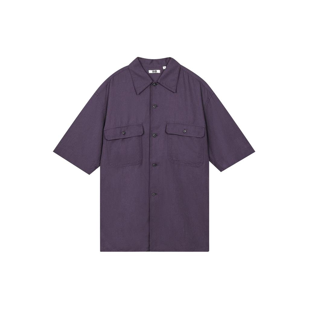 UNIQLO U SS23 Shirt Unisex Dark Purple (Unisex) Shirts 455978 79