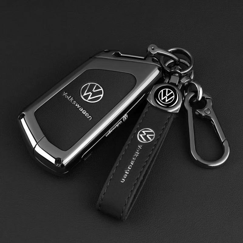 Key Case for Volkswagen: Fits Teramont, Bora, Golf, Sagitar L, Tayron, Magotan, T-Roc, and T-Cross Models