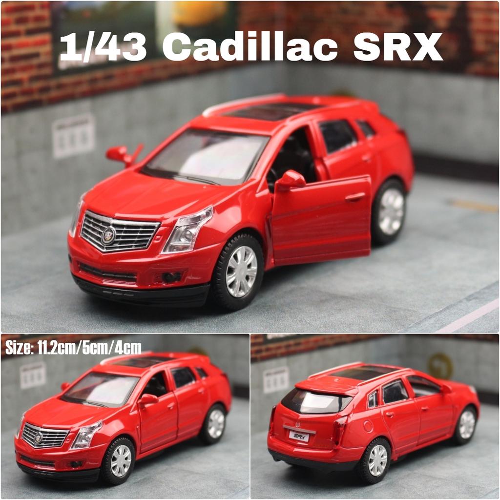 1/43 Cadillac SRX SUV Diecast Metal Toy Car Model for Children Pull Back Vehicle Miniature Collection Gift Kid Boy Match Box
