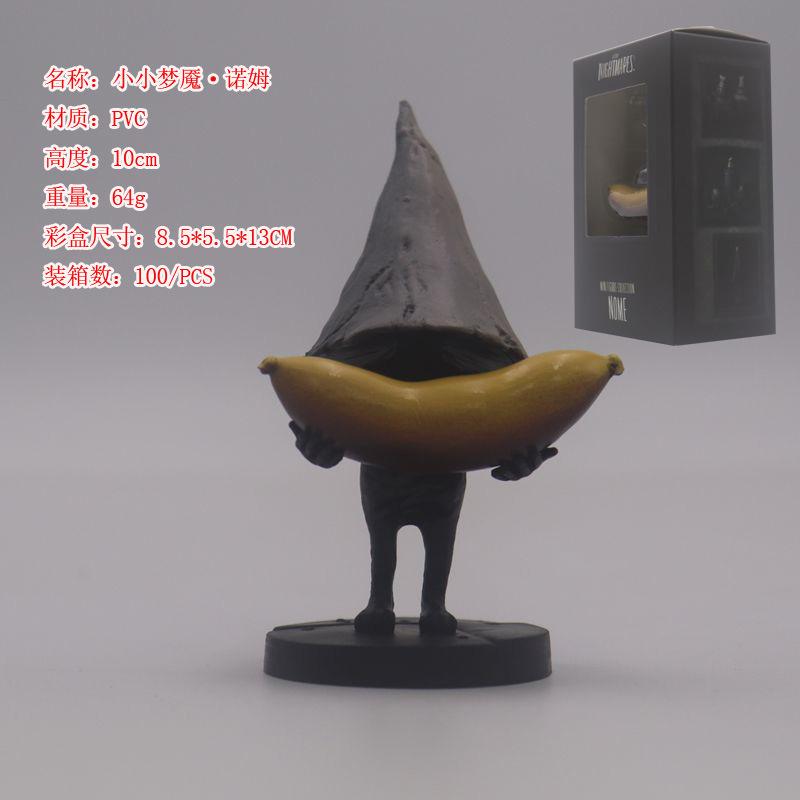 Little Nightmares Six Yellow Raincoat Standing Figure Nome Collectible Model Boxed Ornament Desktop Decoration Toy