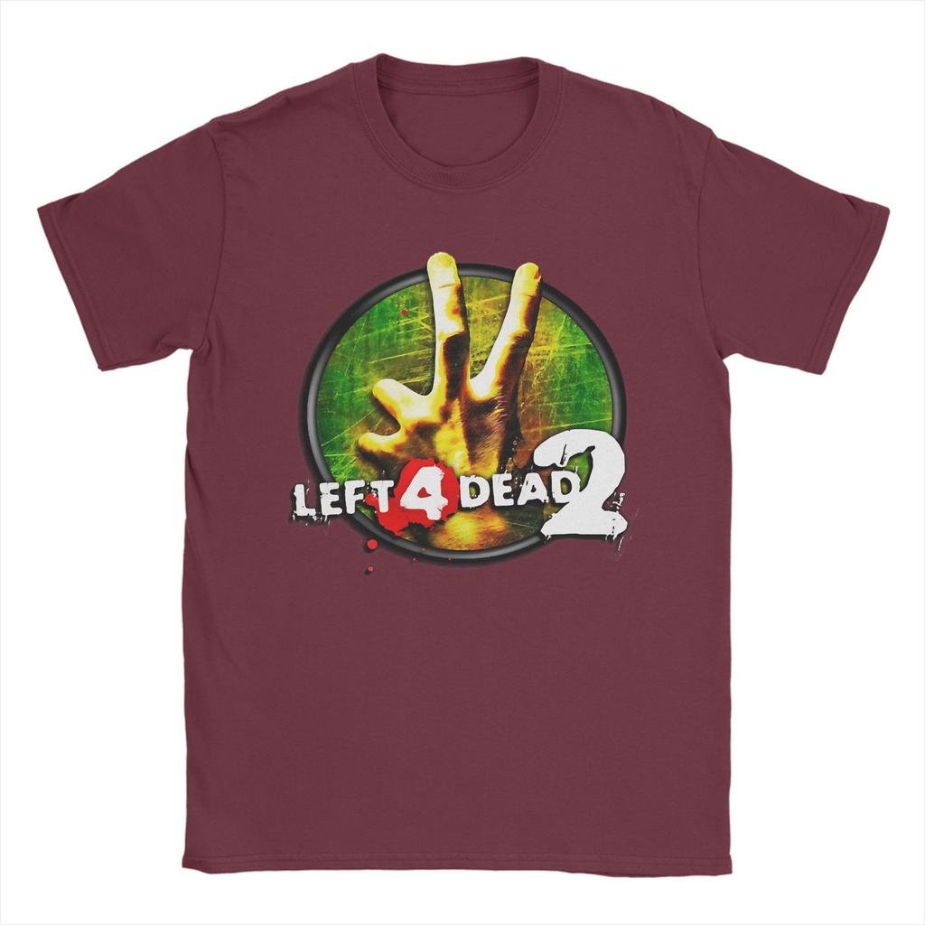 Left 4 Dead 2 Strój Koszulki Unisex 100% Bawełna T-shirt z Nadrukiem Odzież