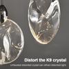 Hanging Light Suspension Type Crystal Pendant Lamp Kitchen Living Room Restaurant Bedroom Luxury Decoration LED  Pendant Lights