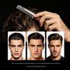 1Pcs Barber-Grade Travel Hair Mustache Comb Solid Wood & Metal Folding Beard Comb For Men Pompadour Styling Grooming Kit