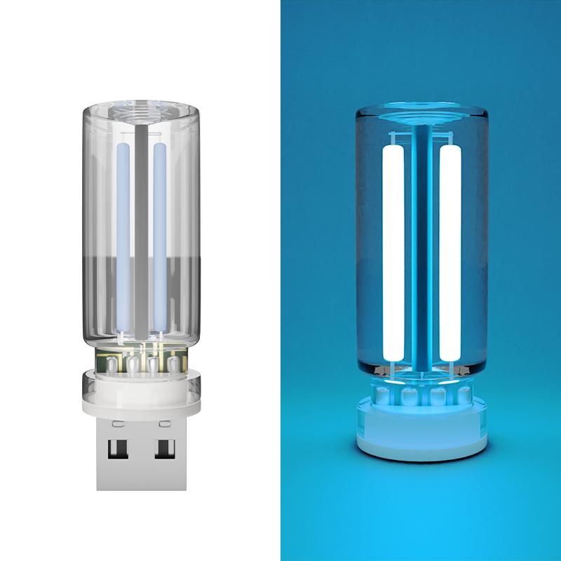 Car USB Night Light Touch Control Incandescent Atmosphere Lights Decorative Portable Lighting Plug Play LED Filament Lamp Bulb