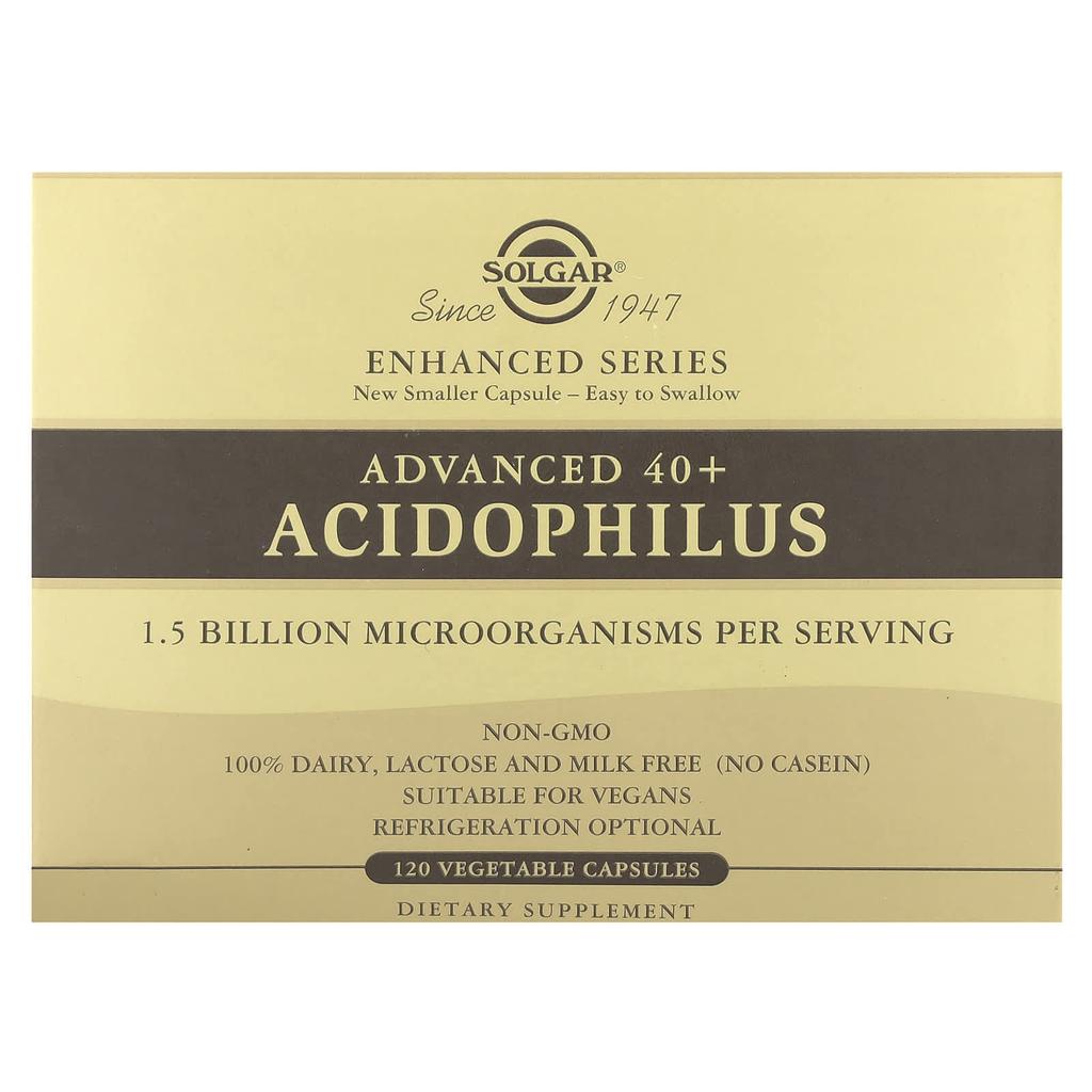 Advanced 40+ Acidophilus, Veggie Capsules 120
