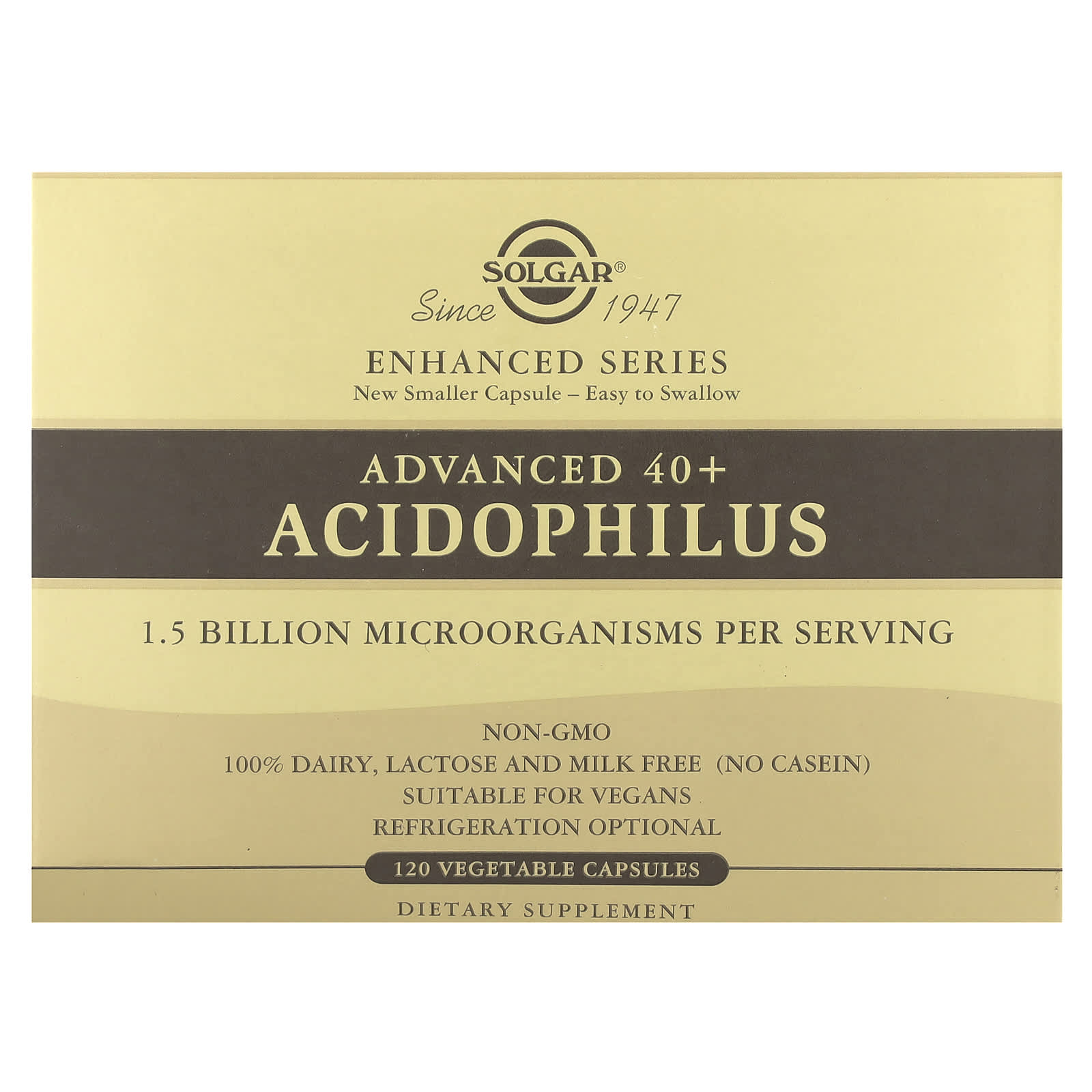 

Advanced 40+ Acidophilus, Veggie Capsules 120