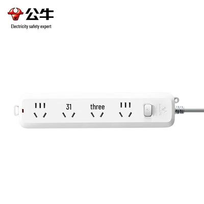 4-Outlet National Standard Power Strip with 1.8m Cord CN Plug (adapter Included)