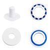 Conjunto de Rodas Livres para Limpador de Piscina Polaris 280 e 180 Roda Livre do Tambor do Limpador de Piscina Peça do Limpador de Piscina Rolamentos