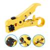 Multi-Functional Coaxial Cable Stripper Pliers,Wire Stripping Tool for RG6 RG59 RG7 RG11 UTP STP Cables