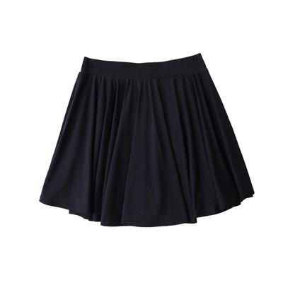 Summer Skirt Elastic Waist Thin French Ballet Design Sense Anti-light Pleated Skirt