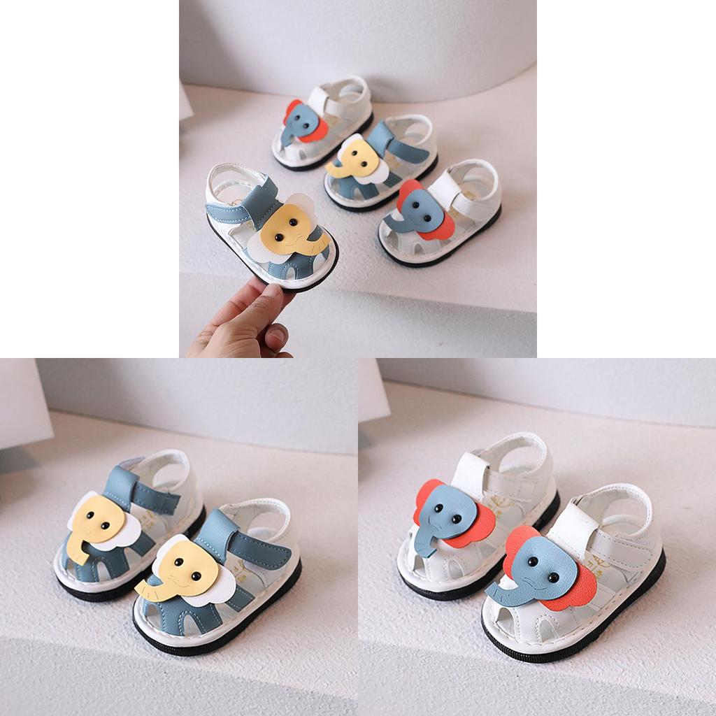 Baby Soft Sole Walking Shoes For Toddlers With Sound And Cartoon Design For Newborns