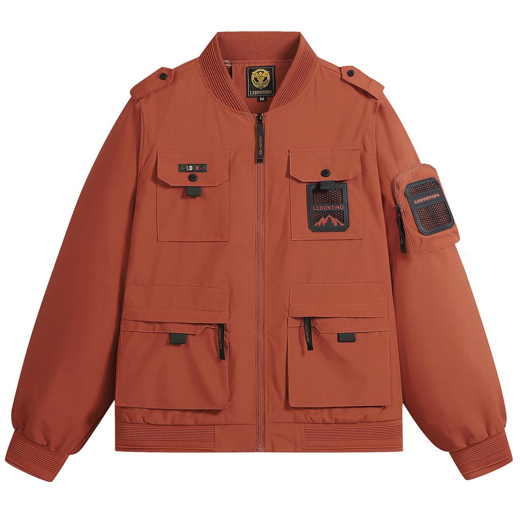 New Multi-pocket Jacket Men's Outdoor Military Workwear Large-size Men's Jacket Jacket