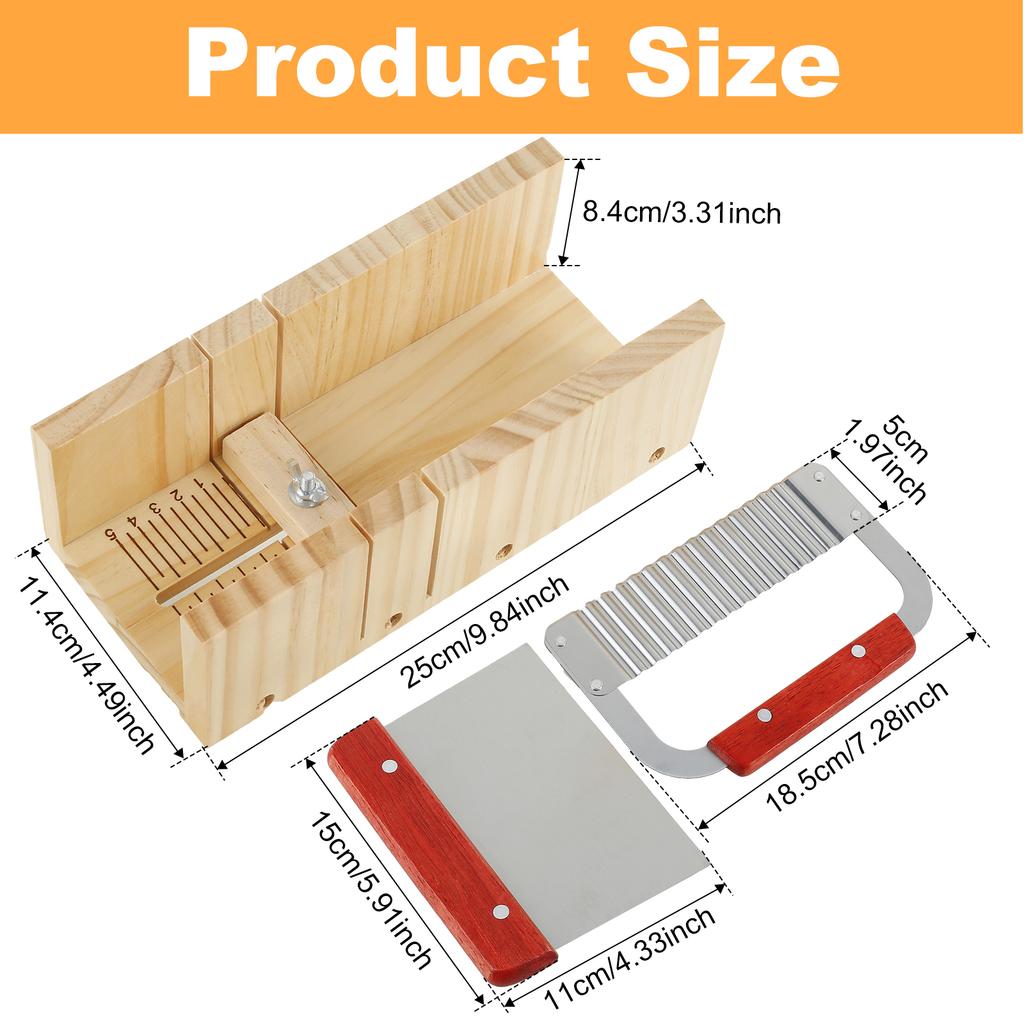 Soap Making Silicone Mold Manual DIY Tool Set anti Deformation and Heat-Resistant Soap Mold Set