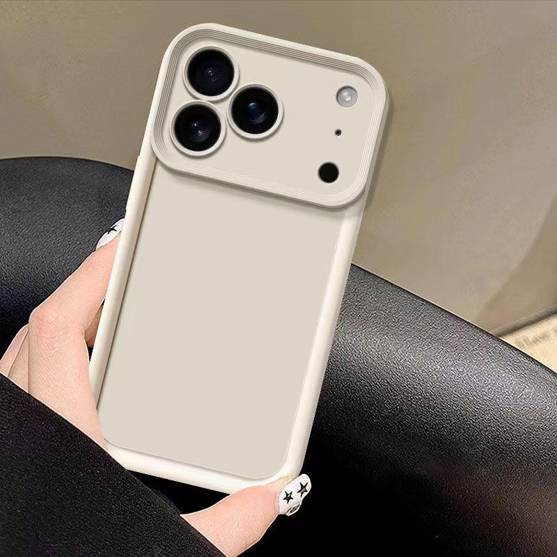 Gold Steel Sand Solid Color Phone Case for Apple iPhone 17/16/15/14/13 Pro Max